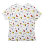 NIKE Sole Food "Taco" Mens White Graphic T-Shirt M Short Sleeve All-Over-Print