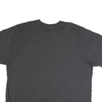 CARHARTT Mens Grey Henley T-Shirt 2XL Short Sleeve Button Neck Casual Workwear