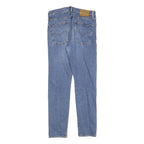 Womens Blue Slim Denim Jeans Zip W31 L30 Classic Straight Cotton Blend