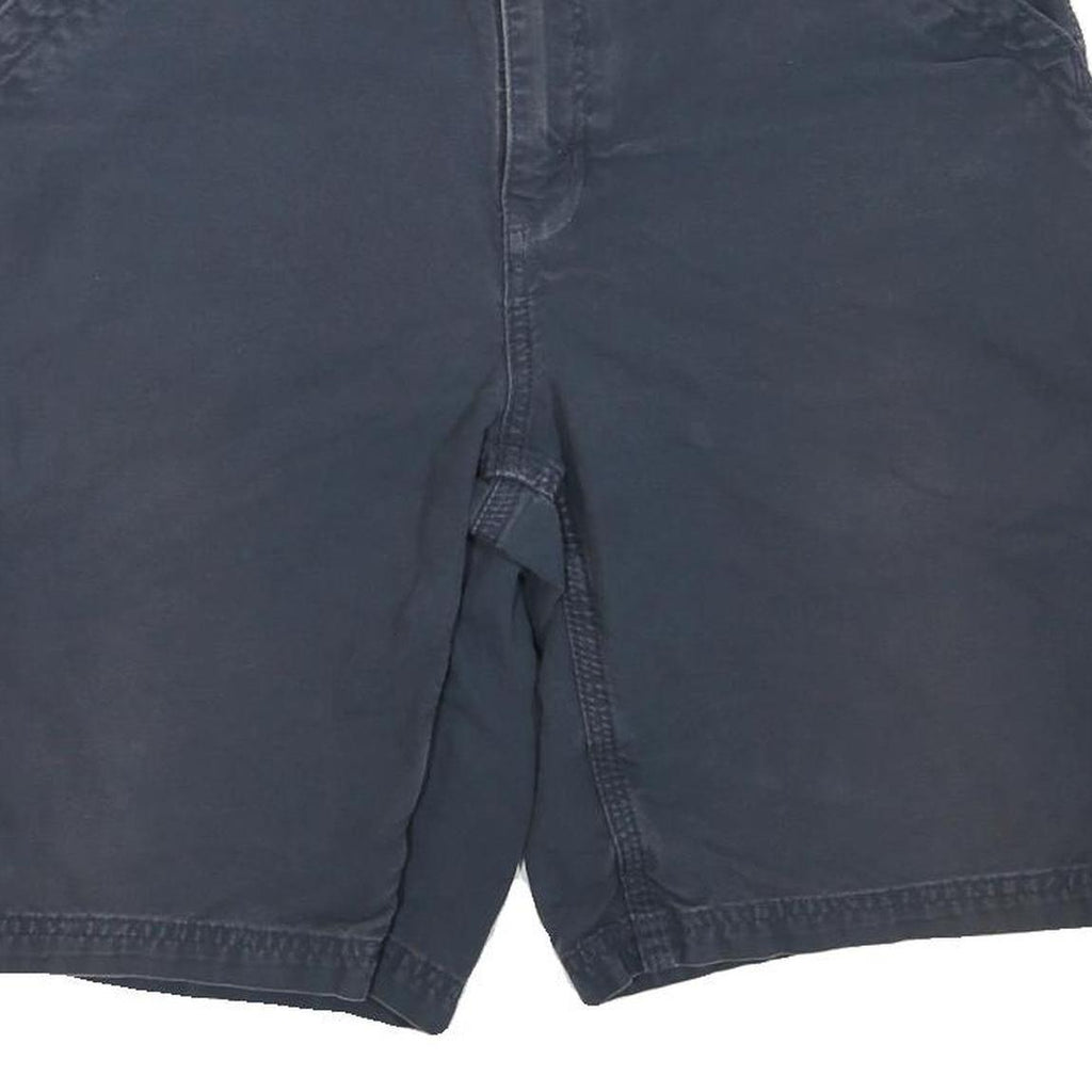 CARHARTT Mens Navy Casual Shorts M W32 Cotton Blend Workwear Cargo Pockets