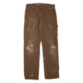 DICKIES Flex Mens Trousers Brown Regular Straight W30 L32