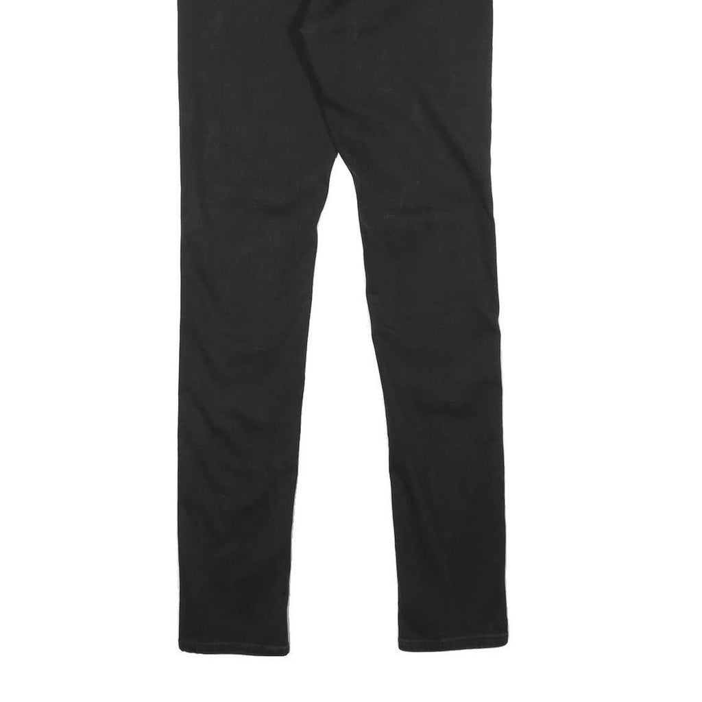 LEVI'S Womens Black Slim Skinny Denim Dark W28 L31 Stretch Cotton Blend Jeans