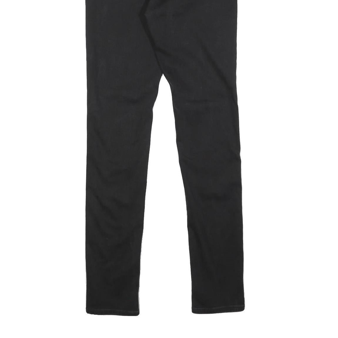 LEVI'S Womens Black Slim Skinny Denim Dark W28 L31 Stretch Cotton Blend Jeans