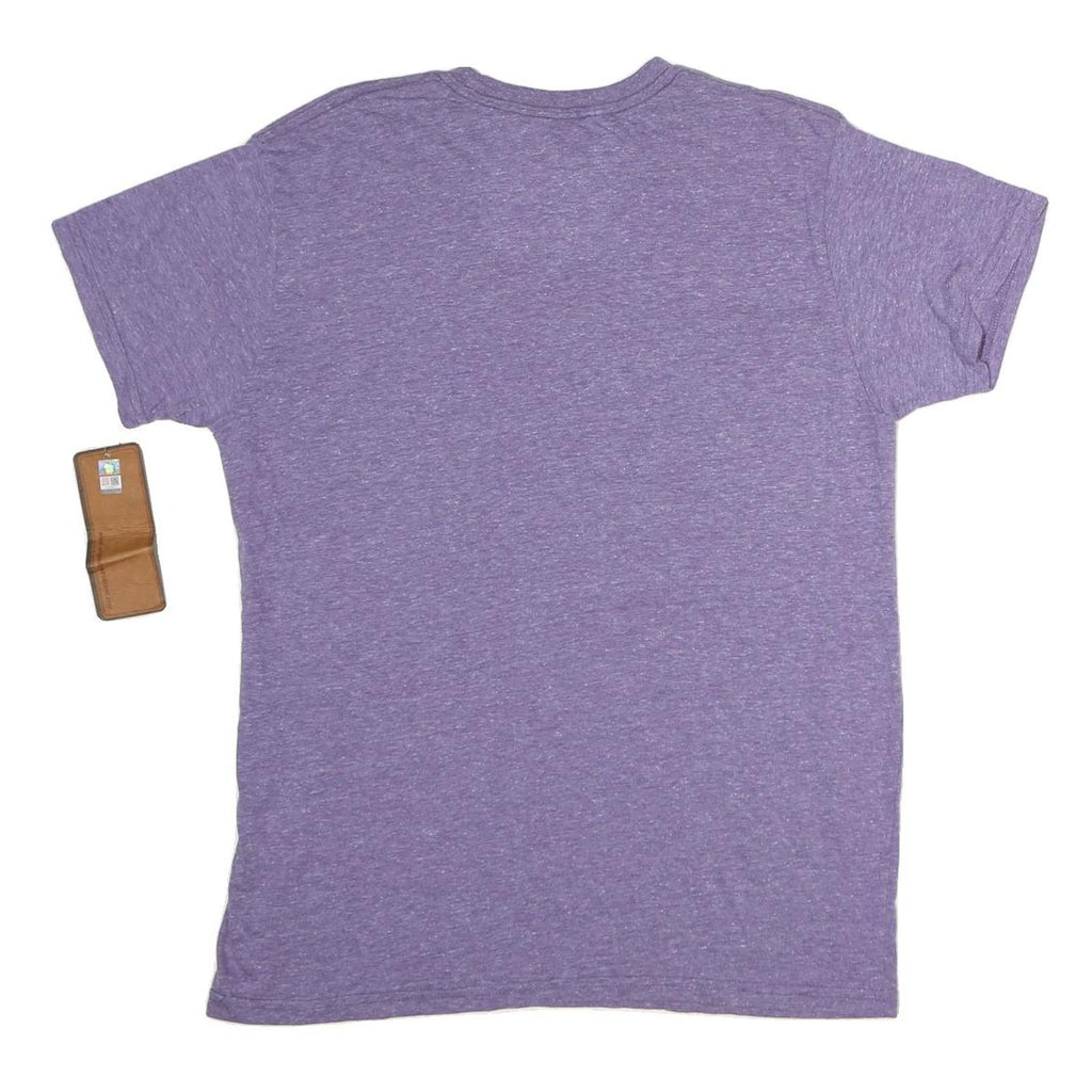 RETROBAND Mens Purple Washington Huskies Graphic T-Shirt M Short Sleeve Crew