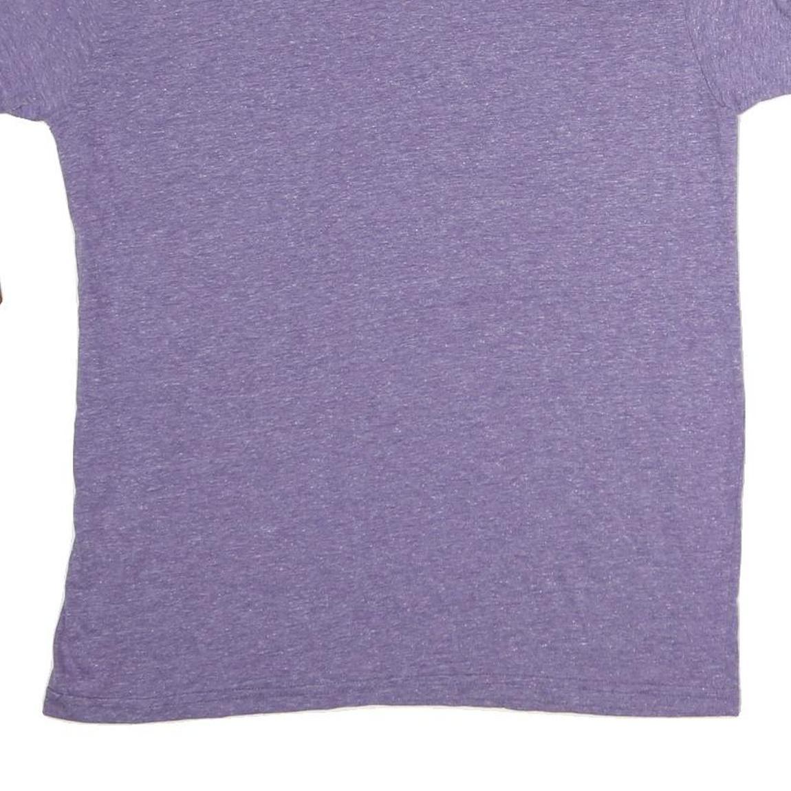 RETROBAND Mens Purple Washington Huskies Graphic T-Shirt M Short Sleeve Crew