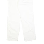 DICKIES Mens White Cotton Regular Straight Trousers W31 L32 Workwear Pants