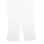 DICKIES Mens White Cotton Regular Straight Trousers W31 L32 Workwear Pants