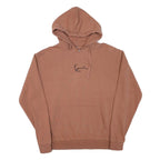 KARL KANI Mens Brown Hoodie S Cotton Blend Pullover Casual Streetwear