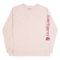 CARHARTT Womens T-Shirt Pink Long Sleeve L