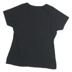 FANATICS Mens Black Cotton Graphic T-Shirt XL V-Neck Short Sleeve Casual Wear