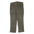 CARHARTT Mens Regular Fit Cotton Blend Cargo Trousers Brown W40 L33 Durable