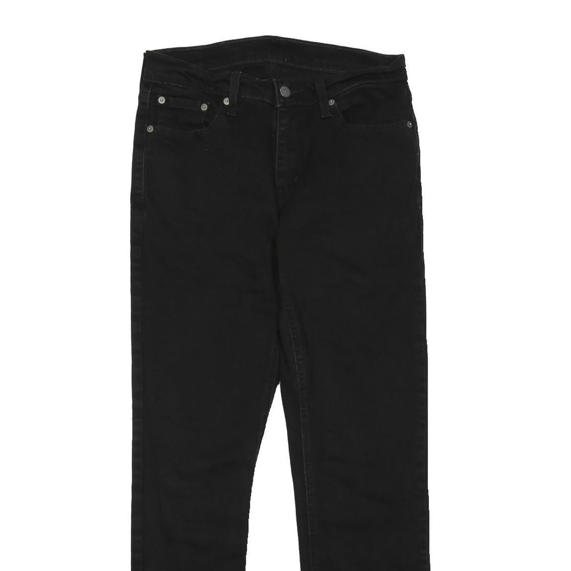 LEVI'S 511 Slim Womens Jeans Black Regular Slim Denim Medium W30 L29 Skinny Fit