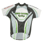 CANARI Mens Black & Green Cycling T-Shirt L Short Sleeve Crew Neck Sportswear