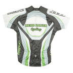 CANARI Mens Black & Green Cycling T-Shirt L Short Sleeve Crew Neck Sportswear