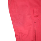 THE NORTH FACE Womens Red Jacket S Polyester Blend Zip Hooded Outdoor Waterproof