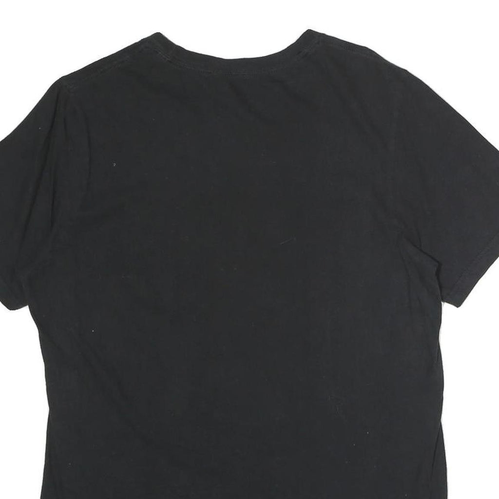 ADIDAS Mens Black Golden Lions Graphic T-Shirt M Short Sleeve Crew Neck Cotton