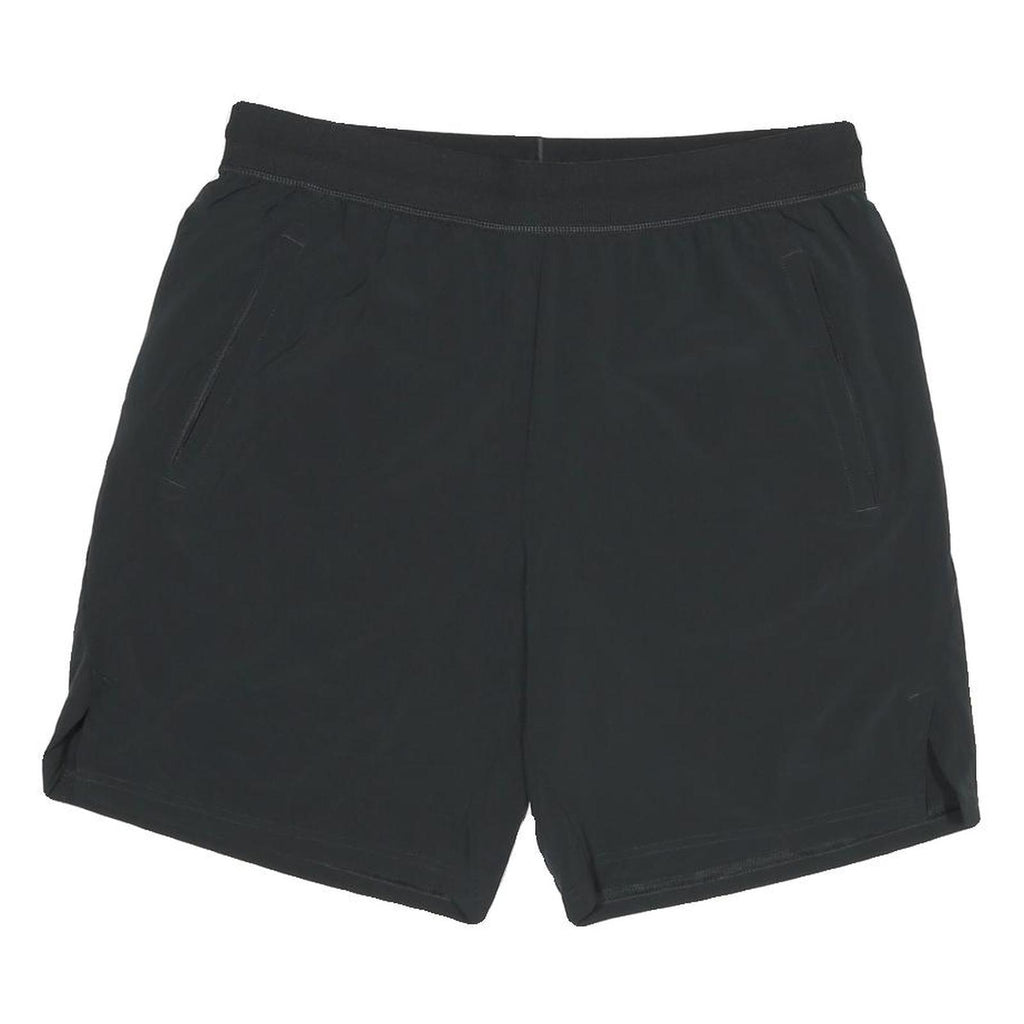 NIKE Mens Black Casual Shorts L W34 Lightweight Polyester Blend Gym Sportswear