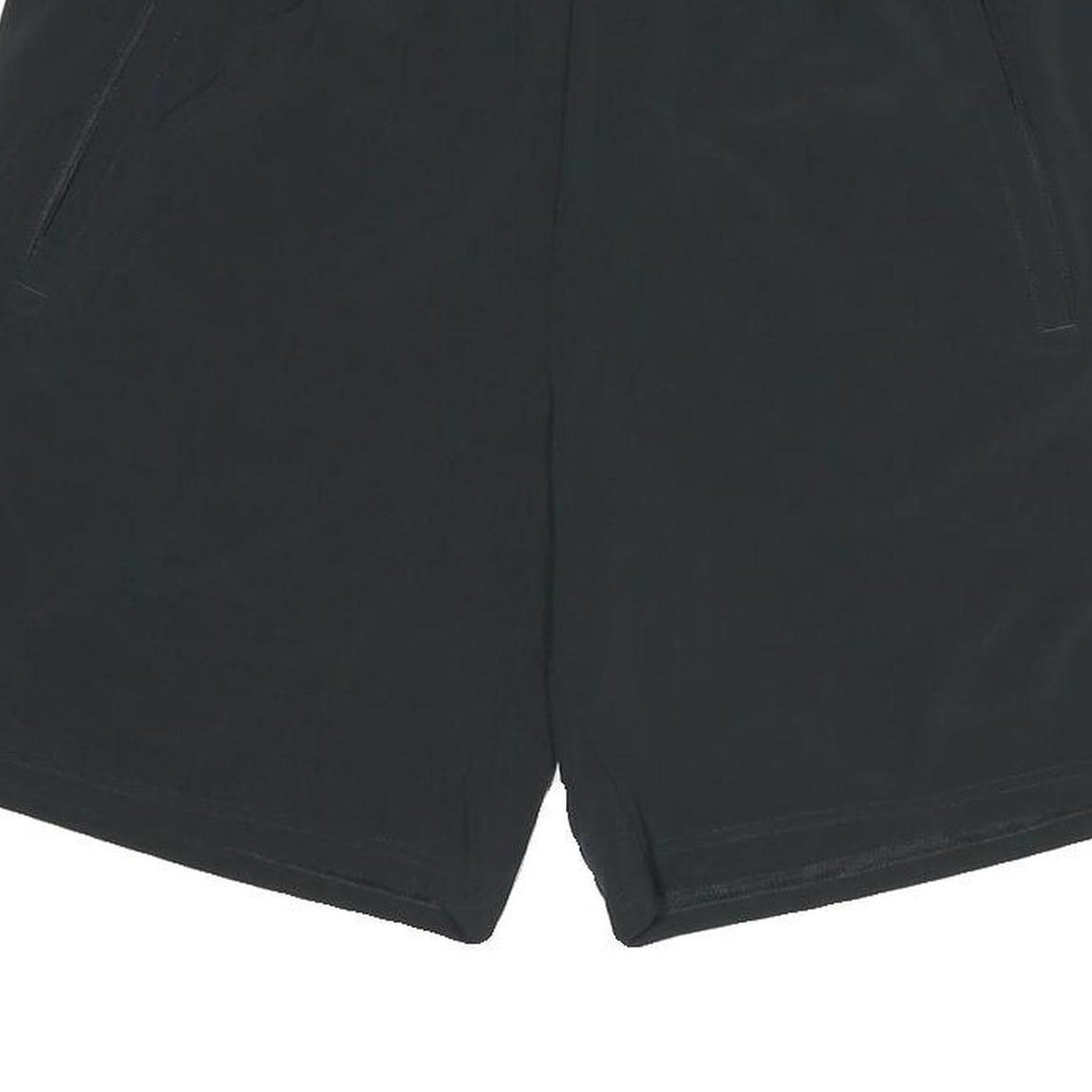 NIKE Mens Black Casual Shorts L W34 Lightweight Polyester Blend Gym Sportswear