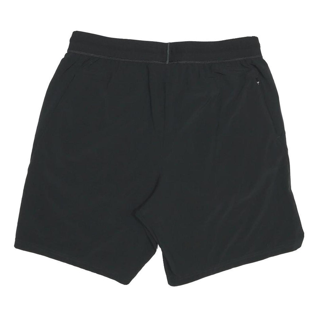 NIKE Mens Black Casual Shorts L W34 Lightweight Polyester Blend Gym Sportswear