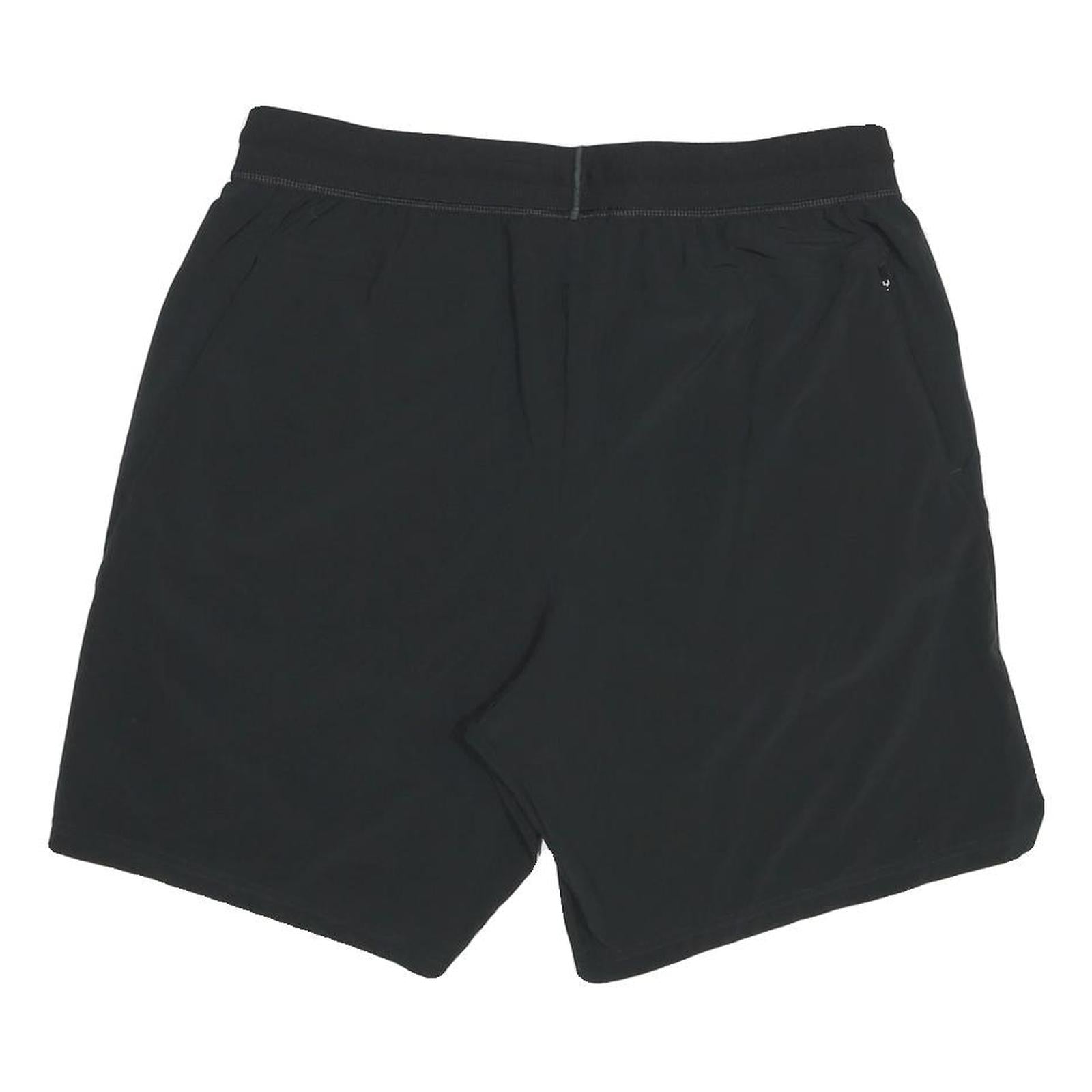 NIKE Mens Black Casual Shorts L W34 Lightweight Polyester Blend Gym Sportswear