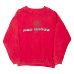 NHL HOCKEY RULES Detroit Red Wings Mens Sweatshirt Red USA L