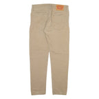 LEVI'S 512 Mens Trousers Beige Regular Tapered W29 L27