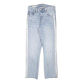 LEVI'S 501 Womens Jeans Blue Regular Straight Denim Light W26 L25 Crystal Trim