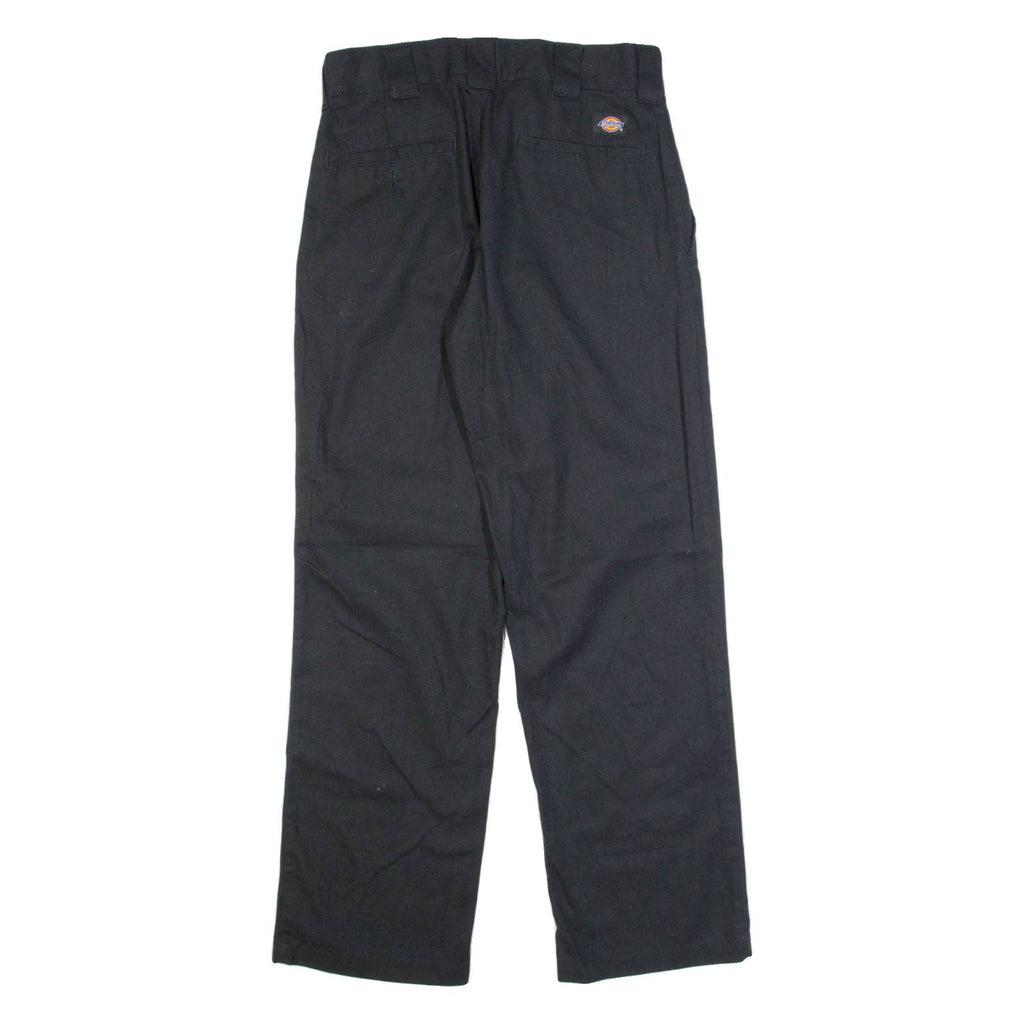 DICKIES Workwear Mens Trousers Black Regular Straight W28 L30