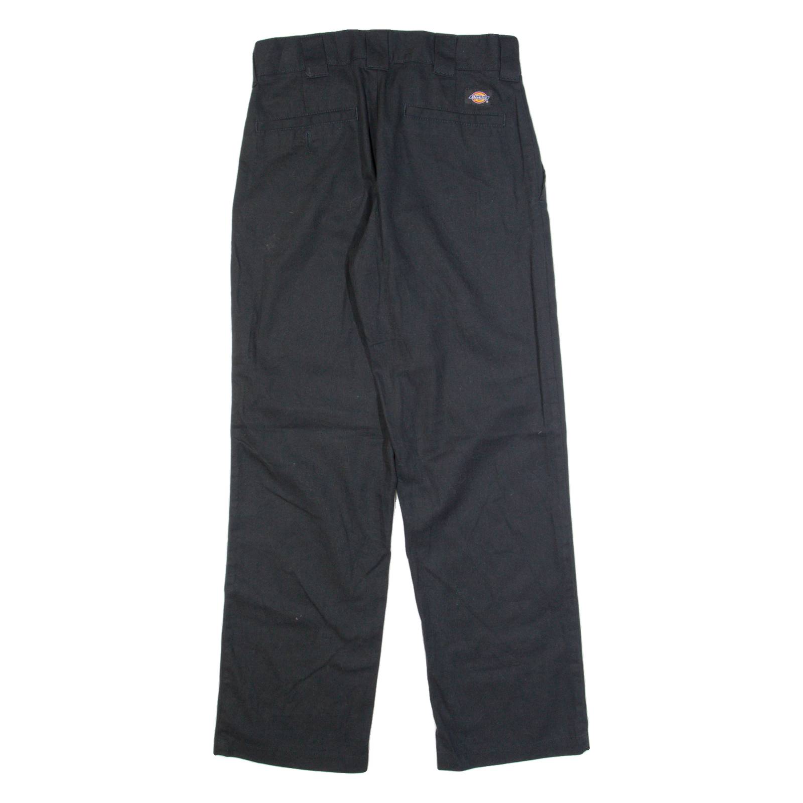 DICKIES Workwear Mens Trousers Black Regular Straight W28 L30