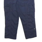 REVOLUTION Womens Shorts Navy Blue Casual Cargo UK 12 W32 Cotton Blend