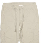 ST JOHN'S BAY Womens Shorts Beige Casual Cargo Size UK 14 W34 Cotton Blend