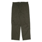 TEDDY'S Mens Polyester Blend Green Relaxed Drawstring Trousers W36 L32 Casual
