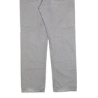 CARHARTT Mens Relaxed Grey Cotton Blend Trousers W38 L34 Workwear Casual Zip