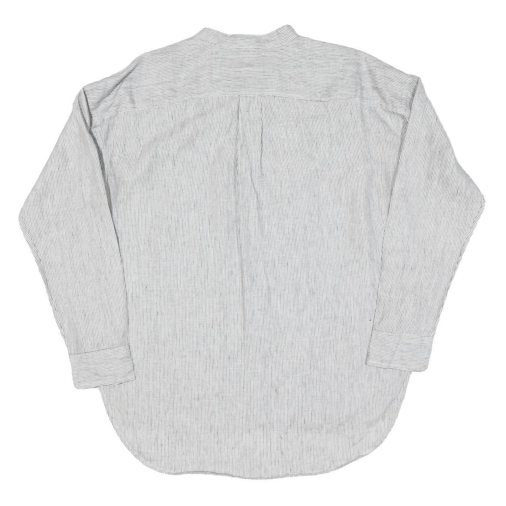 LAUREN RALPH LAUREN Womens Grey & White Floral Printed Long Sleeve Round Neck