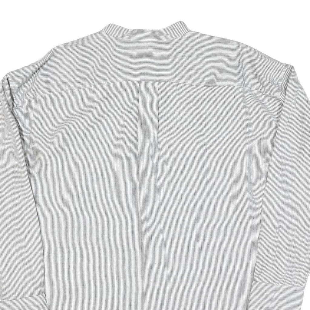 LAUREN RALPH LAUREN Womens Grey & White Floral Printed Long Sleeve Round Neck