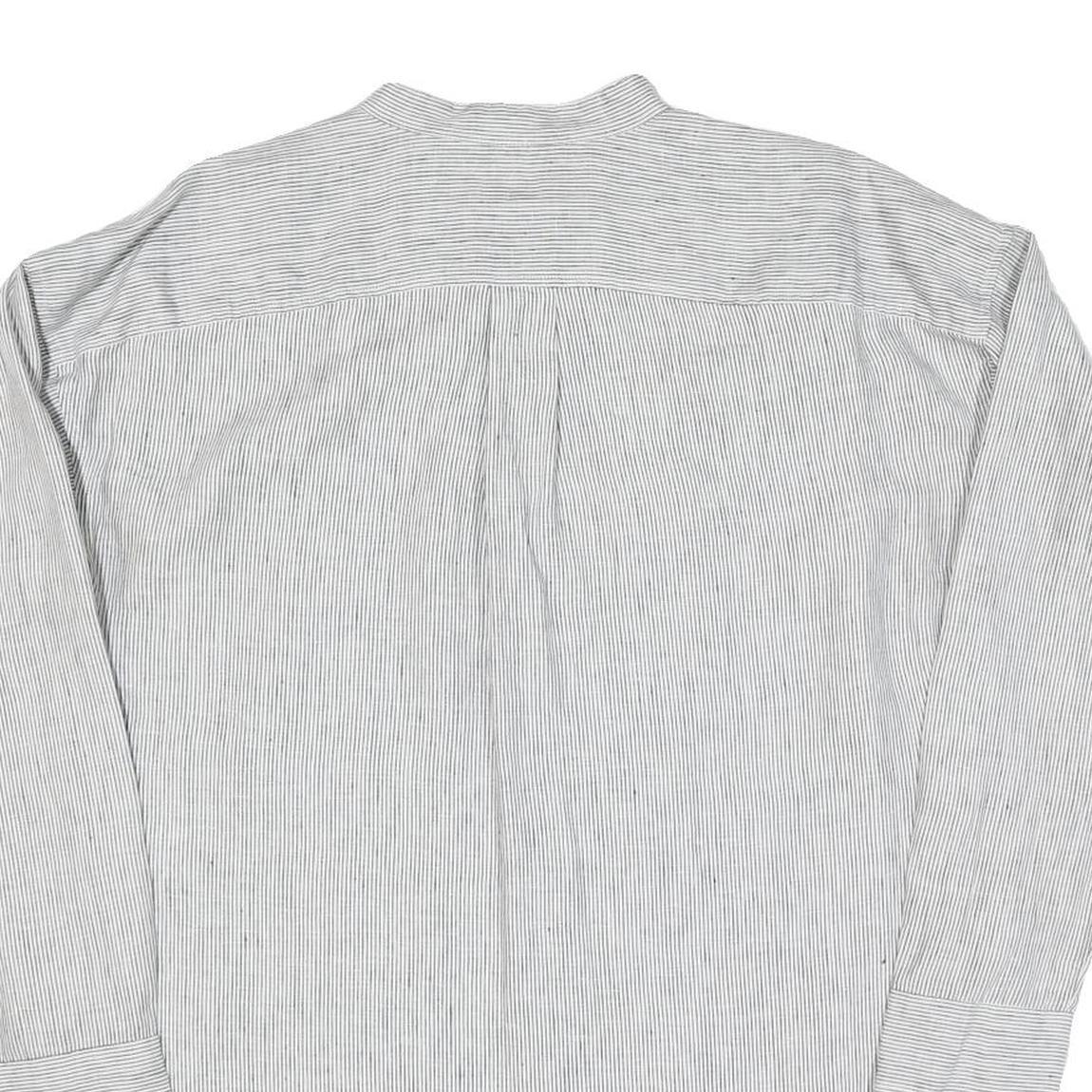 LAUREN RALPH LAUREN Womens Grey & White Floral Printed Long Sleeve Round Neck