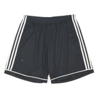 ADIDAS Mens Black Sports Shorts L W28 Polyester Blend Casual Gym Workout