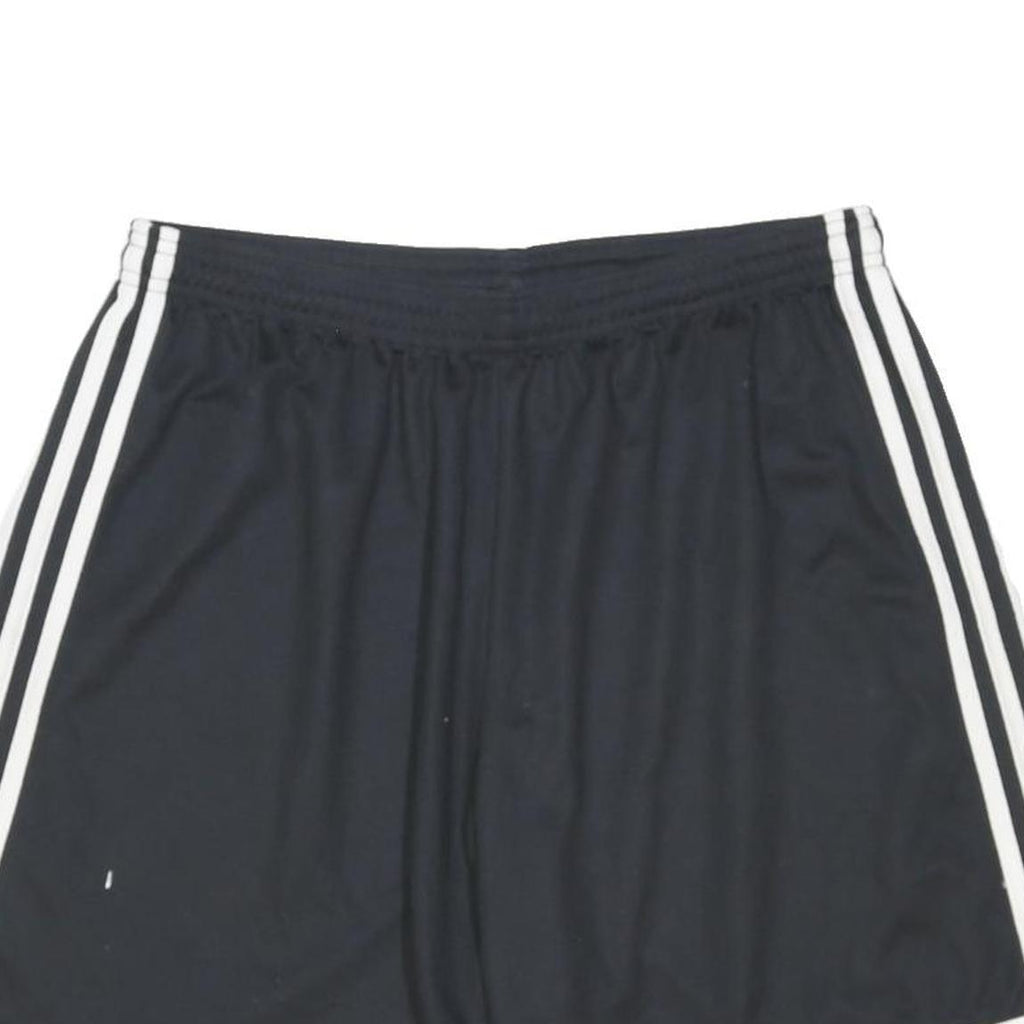 ADIDAS Mens Black Sports Shorts L W28 Polyester Blend Casual Gym Workout