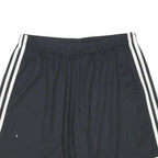 ADIDAS Mens Black Sports Shorts L W28 Polyester Blend Casual Gym Workout