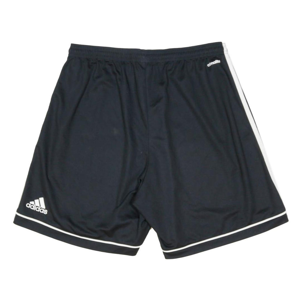 ADIDAS Mens Black Sports Shorts L W28 Polyester Blend Casual Gym Workout