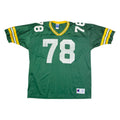CHAMPION Green Bay Packers Home #78 Verba Mens Jersey Green 90s USA Nylon XL