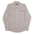 GAP Slim Fit Mens Shirt Red Gingham Long Sleeve M