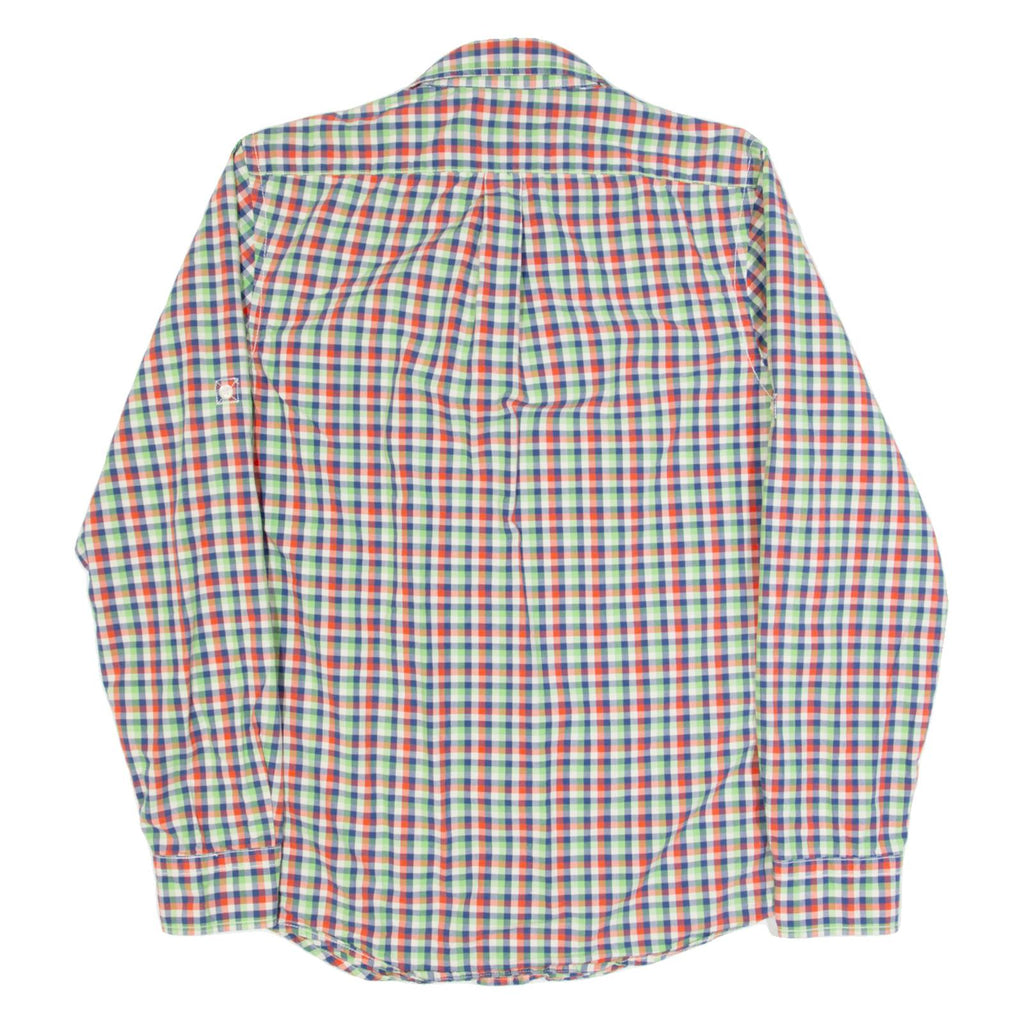 GAP Slim Fit Mens Shirt Red Gingham Long Sleeve M