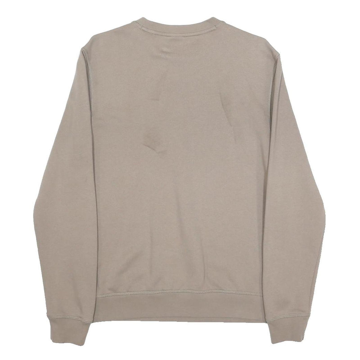 BOSS Mens Beige Cotton Blend Crew Neck Sweatshirt S Casual Pullover