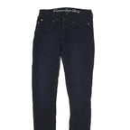 GAP Womens Slim Dark Blue Denim Jeans W26 L32 Premium Super Skinny Zip