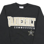 CHAMPION Mens Black Vanderbilt Commodores Crew Neck S Cotton Blend Sweatshirt