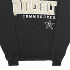 CHAMPION Mens Black Vanderbilt Commodores Crew Neck S Cotton Blend Sweatshirt