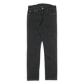 LEVI'S 522 Mens Slim Black Denim Regular W30 L30 Zip Jeans