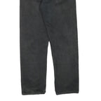 LEVI'S 521 02 Mens Jeans Black Regular Straight Denim Medium W38 L32 Zip