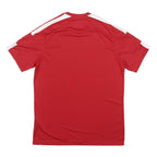 ADIDAS Mens Red Athletic T-Shirt L Short Sleeve Crew Neck Sports Training Gym